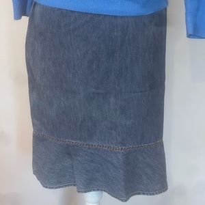 Sweet Denim Skirt by Ann Taylor